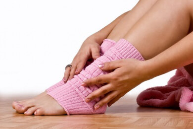 Richtig schön Eighties - die Stulpen!