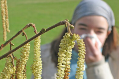 "Personal Pollen Sampler" am Rucksack soll bei der Behandlung von Allergikern helfen
