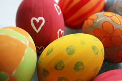 Last-Minute Tipps für bunte Ostereier