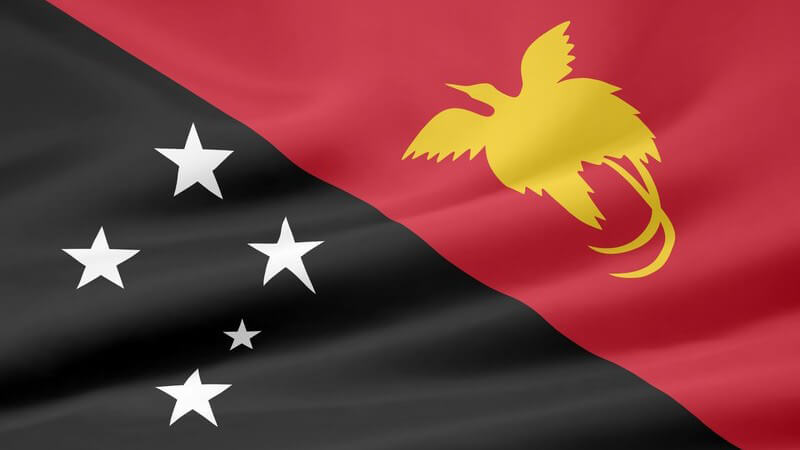 Flagge von Papua Neuguinea