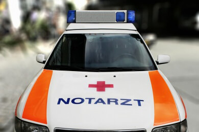 Mit dem VW-Käfer zum Noteinsatz: der Notarztwagen wird 50 Jahre alt