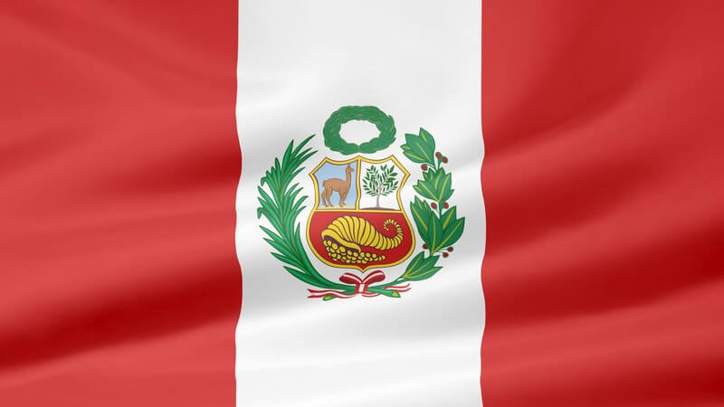 Flagge von Peru