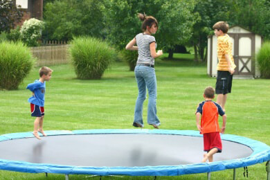 Anzahl der Unfälle auf dem Trampolin bleiben gleichbleibend hoch