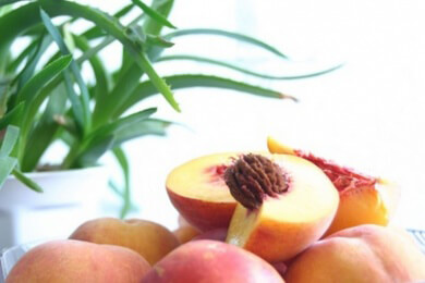 Lecker frisch und saftig - der Pfirsich