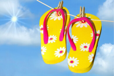 Flip-Flops sind bequem, aber oft voller Schadstoffe