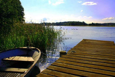 Schwimmen im See - gefährliche Keime baden mit