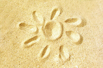 Wohltuend nicht nur im Winter - ein Sandbad