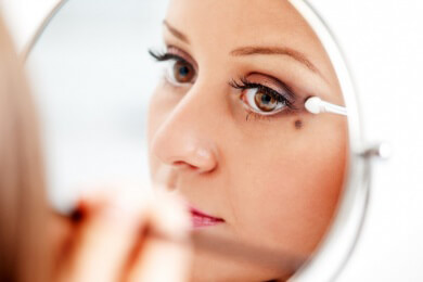 Den "Kater" einfach wegschminken