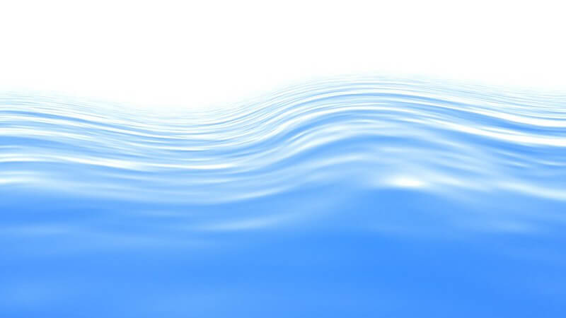 Himmelblaues Wasser / Welle