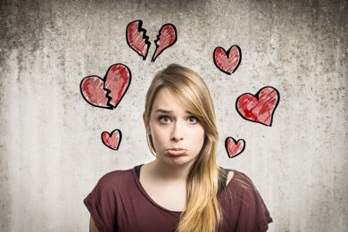 Valentinstag und Herzschmerz