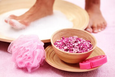 Badesaison: Die Füße nicht vergessen!