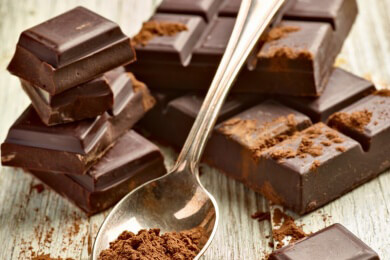 Dunkle Schokolade hat kurzfristigen Einfluss auf die Sehkraft