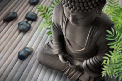 Der Wellnessbereich im Wintergarten