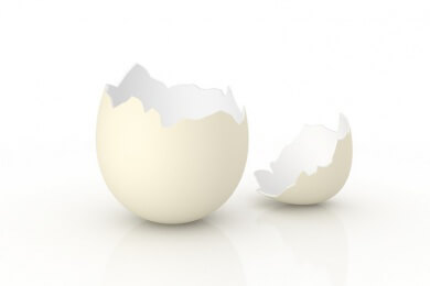 Warum Hühnereier oval sind