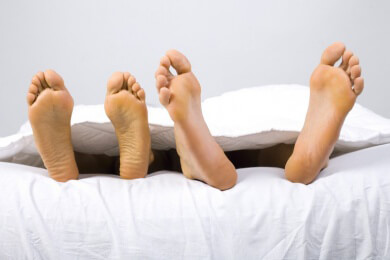 Linker und rechter Fuß selten gleich groß