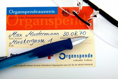 Ein "Ja" zum Leben durch Organspende. Am 6. Juni ist in Deutschland der Tag der Organspende