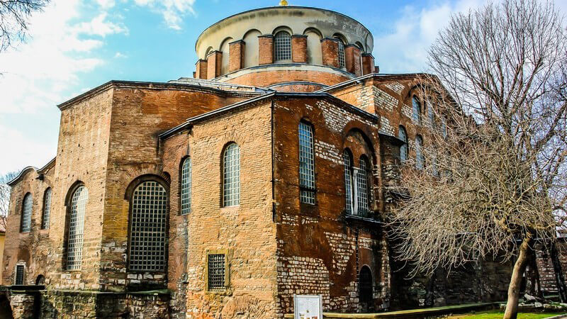 Die byzantinische Kirche Hagia Irene in Istanbul, Türkei