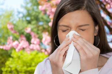 Wegen Allergien wird  jeder zehnte Patient krankgeschrieben