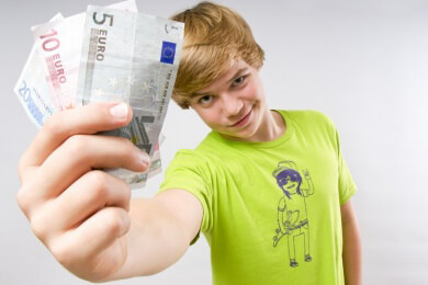 Viele Teenager können nicht mit Geld umgehen