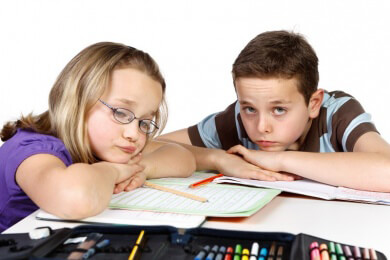 Schon Schulkinder leiden unter Stresssymptomen