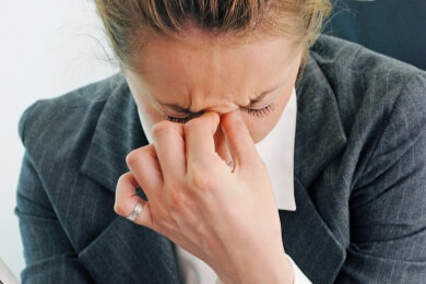 Augengymnastik kann Büroarbeit erleichtern