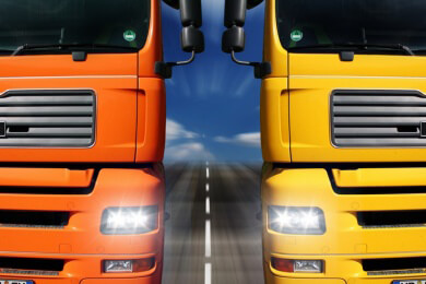 LKW-Fahrer verliert die Kontrolle - Schuld war das Essen