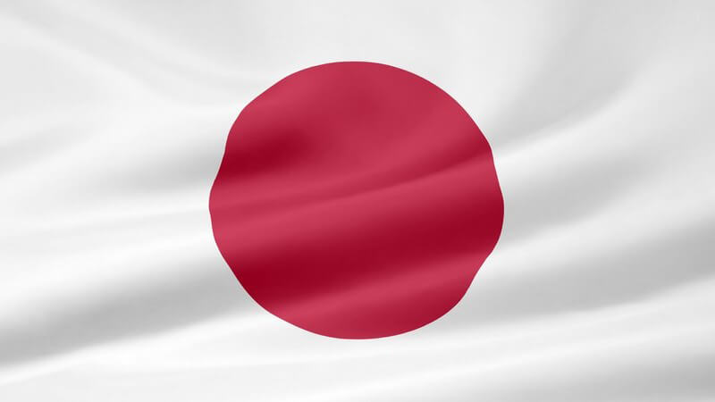 Flagge von Japan