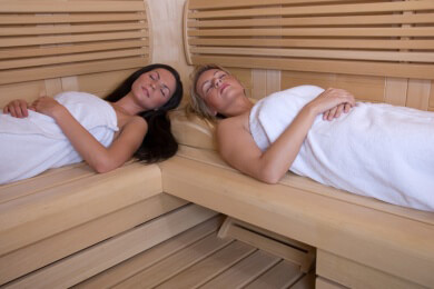 Bio-Sauna schont den Kreislauf