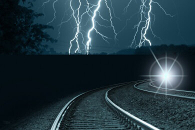 Wie man sich bei einem Gewitter richtig verhält