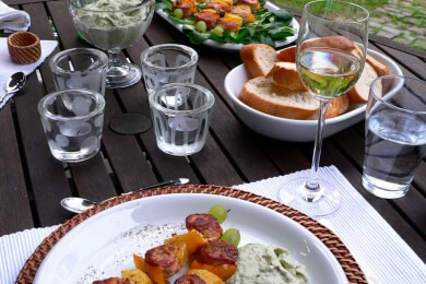 Den Grillabend in aller Ruhe genießen - dann machts auch Spaß
