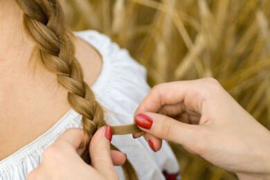 Geflochtene Frisuren wieder voll im Trend