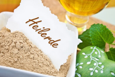 Körperpackungen mit Heilerde