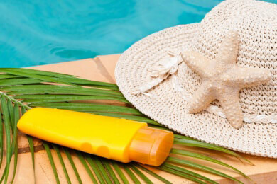 After Sun Lotion mit Selbstbräuner