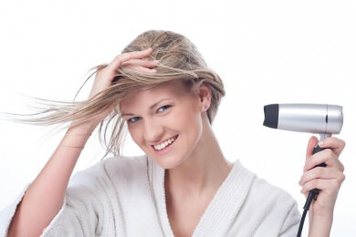 Mit welcher Fön-Hitze man arbeiten sollte