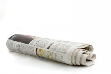 Strom aus bedrucktem Papier