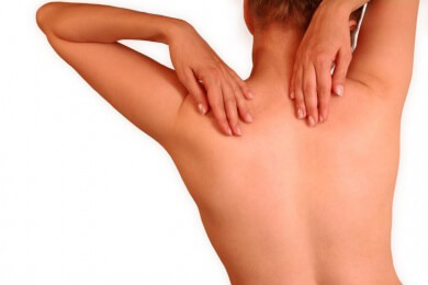 Hautunreinheiten am Rücken