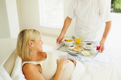 Fettreduzierter Joghurt hat Auswirkungen auf das ungeborene Kind