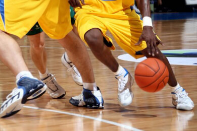 Der Prinz von Bell Air mit seinem Basketball Team