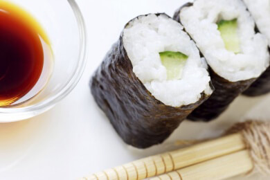 Vegetarisches Sushi als Alternative für Fisch-Gegner