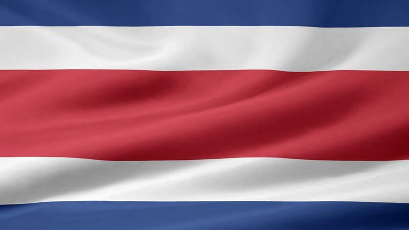 Flagge von Costa Rica