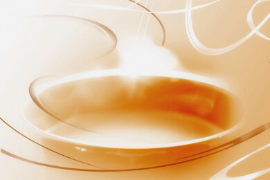 Verfeinerung von Latte Macchiato mit Sirup