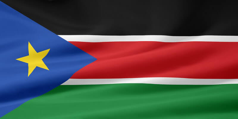 Flagge von Südsudan