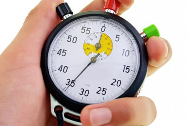 Paare sollten mit einer Stoppuhr kommunizieren