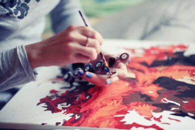 Der glückliche Künstler - Kunstschaffende sind zufriedener als andere