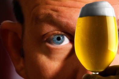 Schlau durch Bier trinken