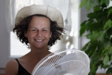 Können Ventilatoren bei starker Hitze für Abkühlung sorgen?