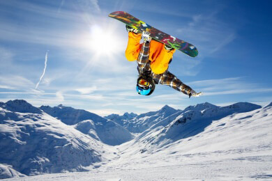 Stromerzeugen mit dem Snowboard - Solarfilm macht´s möglich