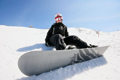 Snowboardfahrer leben gefährlich - statistisch gesehen gibt es mehr Unfälle