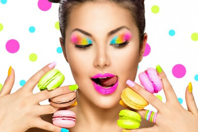 Colour Blocking für die Augenlider