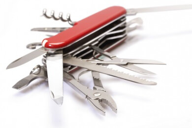 Taschenmesser dürfen in den USA nicht ins Handgepäck